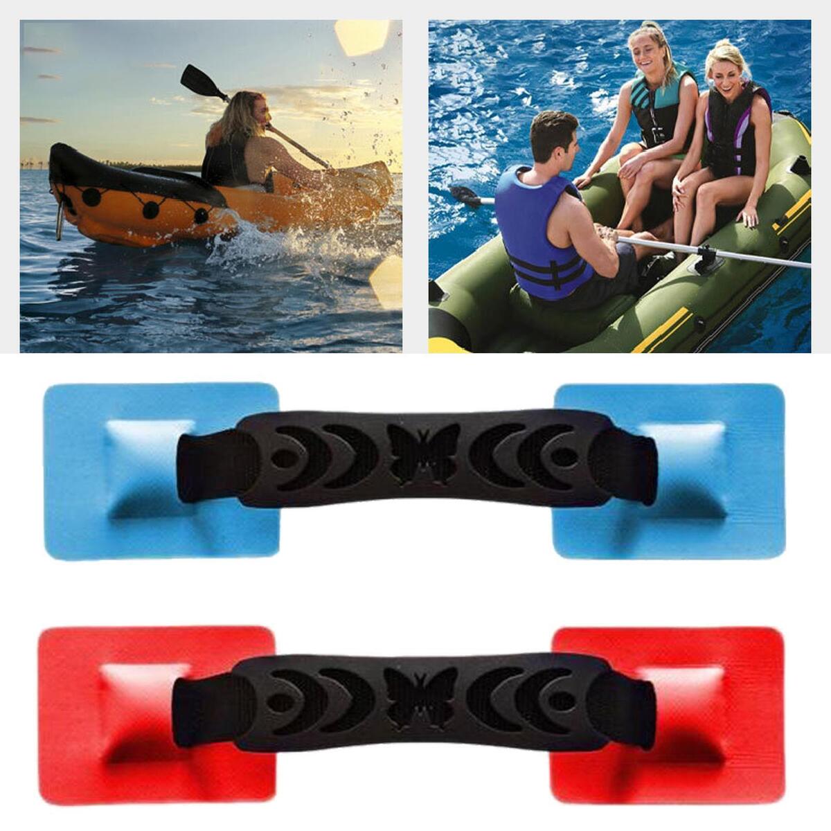 2x Portable Boat Side Carry Handles for Canoe Surfboard Fishing Boat Armrest