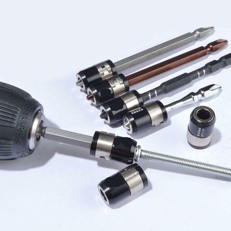 Magnetic Ring 1/4" 6.35mm Metal Strong Magnetizer Screw Electric Phillips Bits