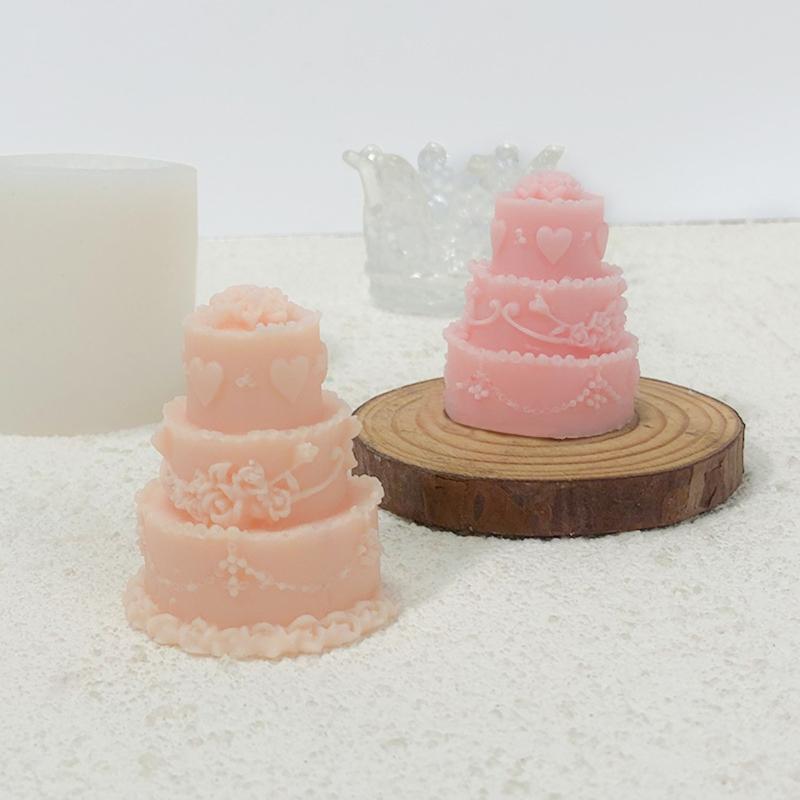 Biscuit Mould Three-Layer-Cake Shape Cake Mold DIY Household Baking Supplies