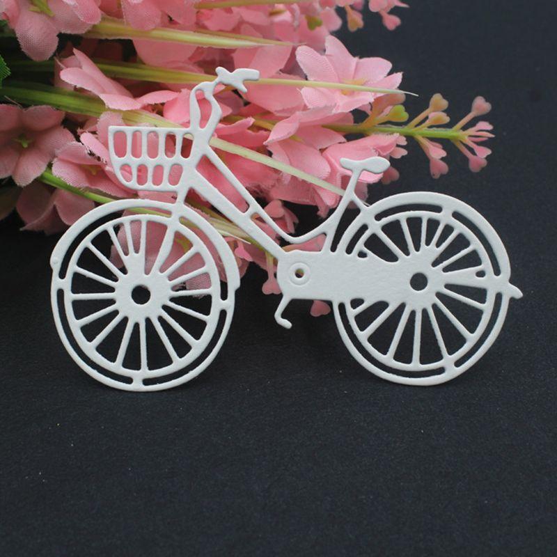 Cute Bicycle Shape Cutting Die Carbon Steel Cuts Scrapbooking Embossing Hollow