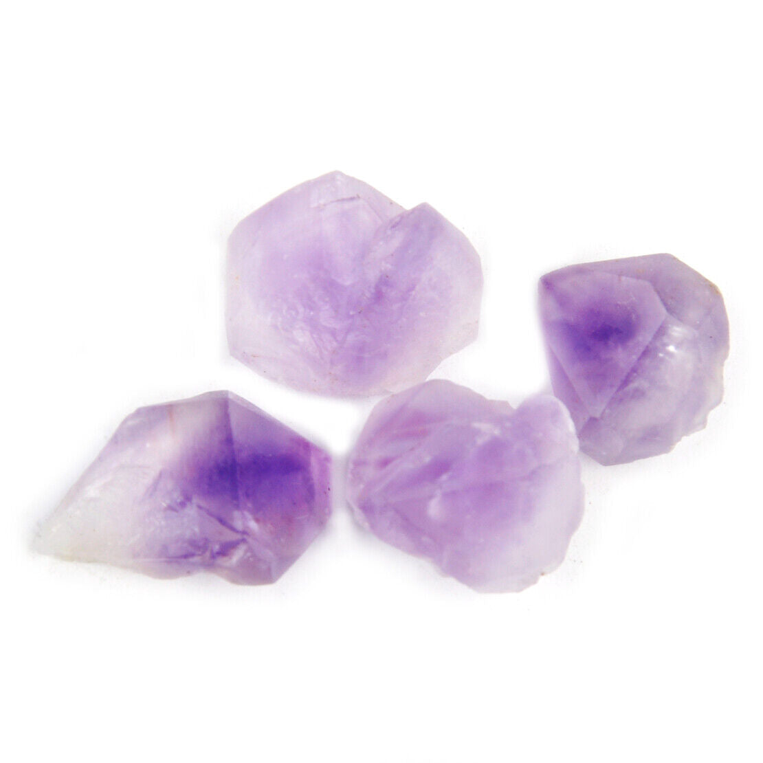 Rough Natural Amethyst Point Quartz Freeform Purple Crystal Rock Specimen Li