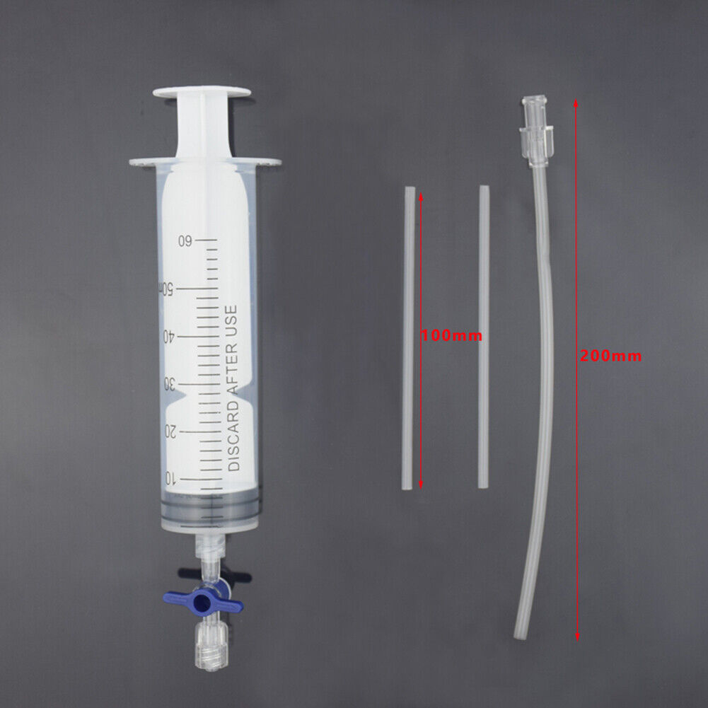 Cycling Tubeless Tire Sealant Injector 60mL Syringe Kit for MTB Road Bike