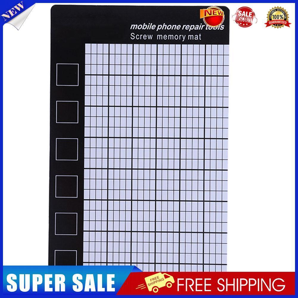145x90mm Magnetic Screw Mat Memory Chart Work Pad Mobile Phone Repair Tools