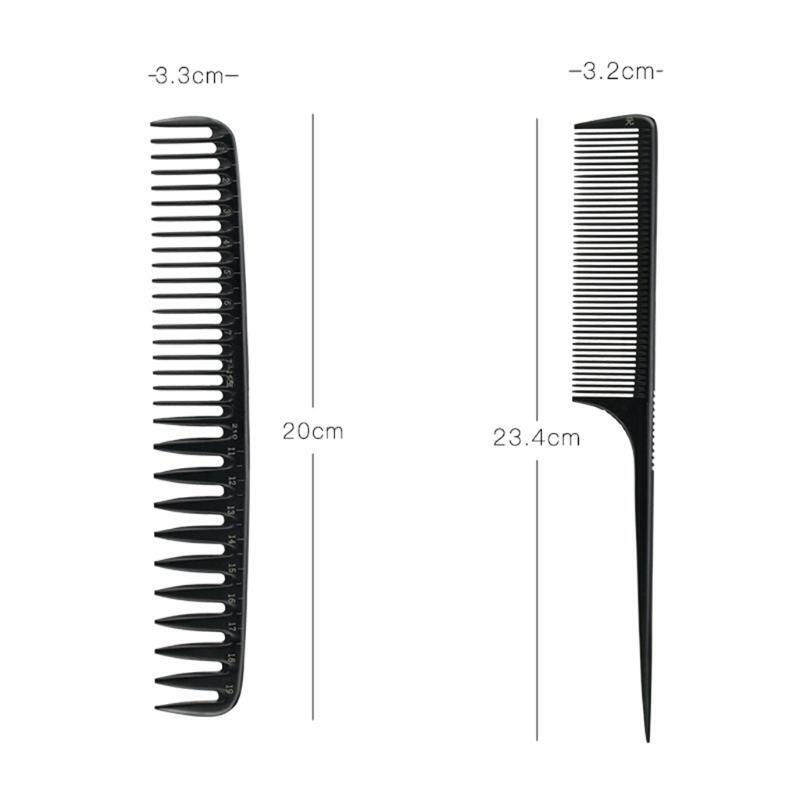 3pcs Anti-Static Comb Detangling Hair Brush Scalp Massage Combs Styling Tools