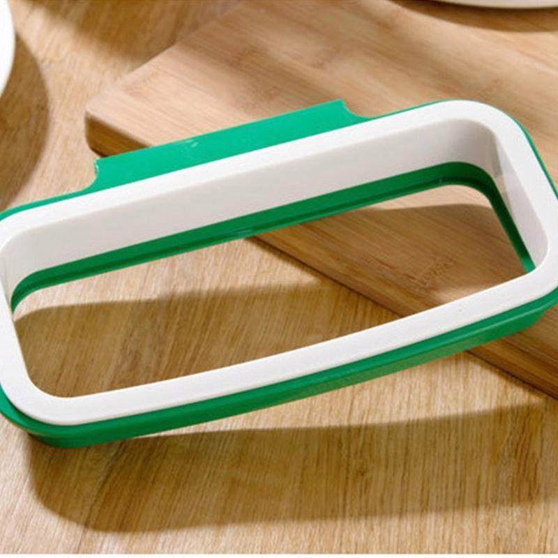 Trash Bag Hanger Portable Garbage Bag Holder Plastic Bracket Stand Rack