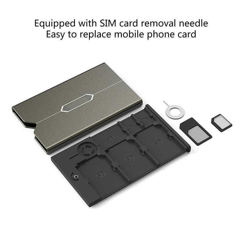 Memory Card Case Holder SD TF SIM Card Storage Anti-Shock Anti-Scratch 2832 Rig