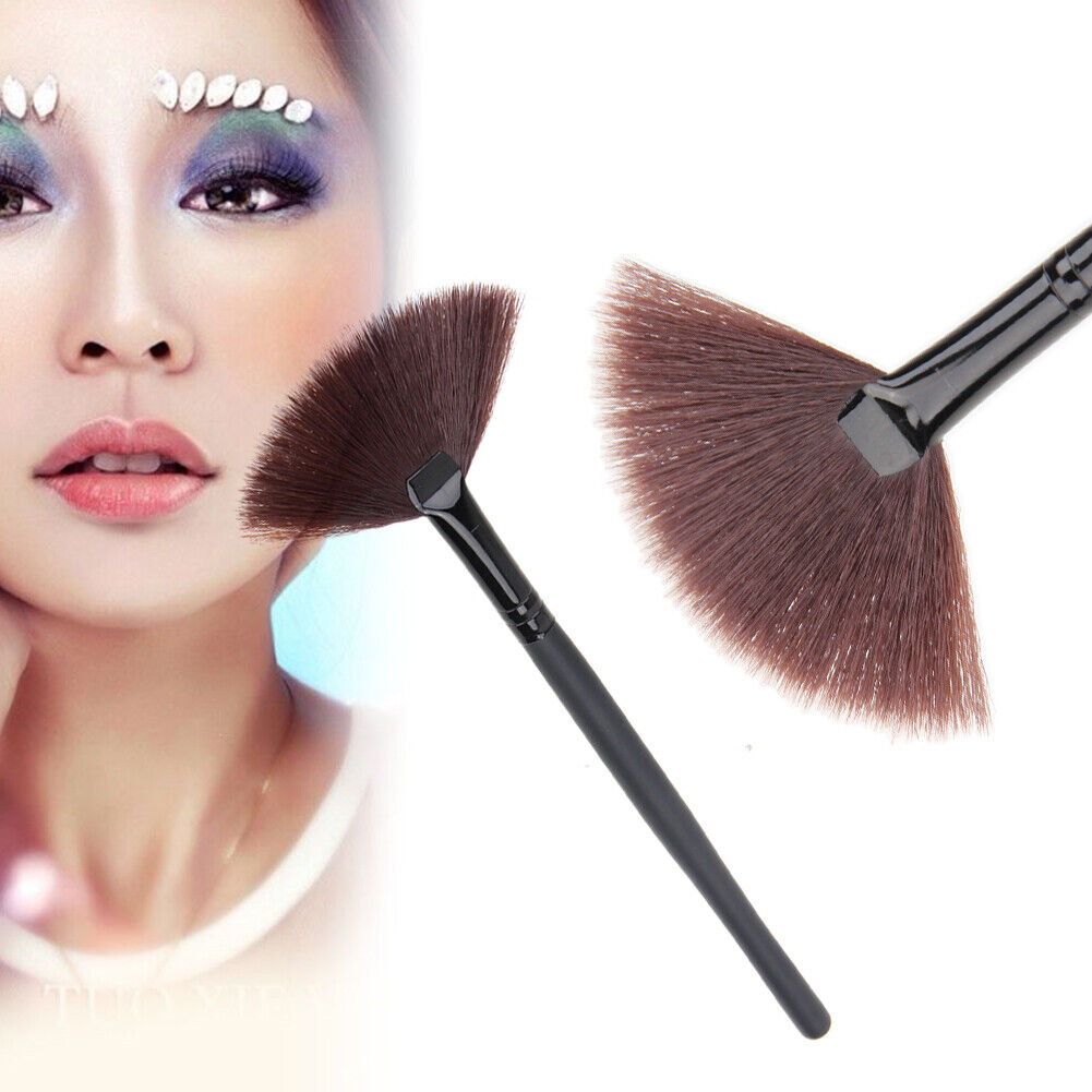 Fashion Fan Shape Makeup Brush Cosmetic Face Powder Foundation Brush Tool