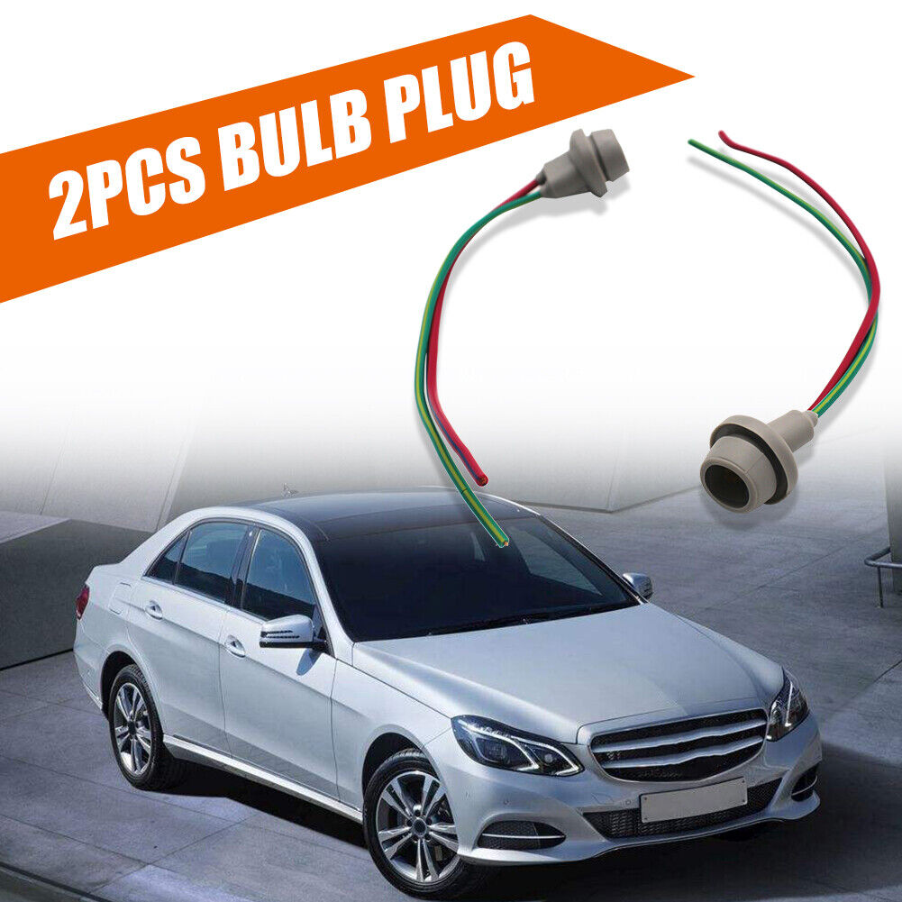 1 Pair T10 W5W 147 555 655 Wedge Bulb Holder 12V Car LED Light Bulb Socket