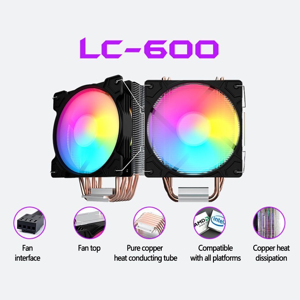 Chassis Fan Cooling Fan Computer CPU Radiator Heatsink Ventilador Cooler