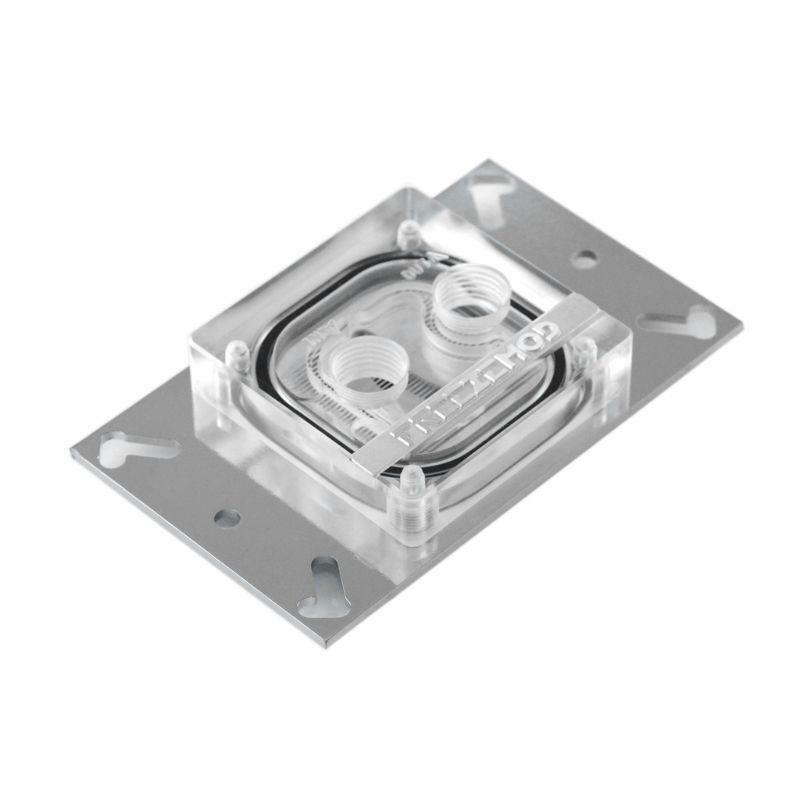 CPU Acrylic Top Water Cooling Block Sprayable Liquid Block With Channel for AMD