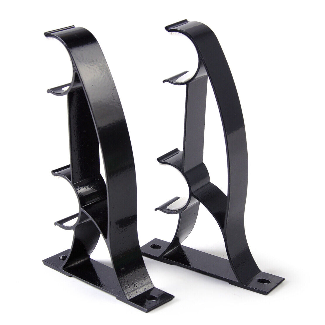 2 Aluminum Curtain Drapery Rods Support Bracket Holder fit for 25mm Drape Li