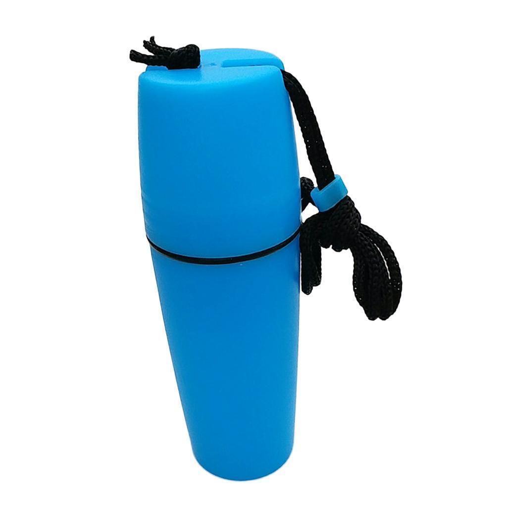 Dry Bottle Box Waterproof Container Holder for Scuba Dive Kayak Surf Floats Blue