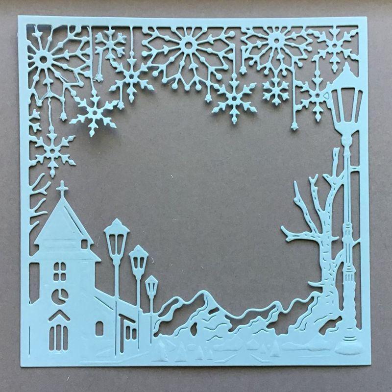 Snowflake Metal Cutting Dies Stencil Scrapbooking DIY Album Stamp Paper