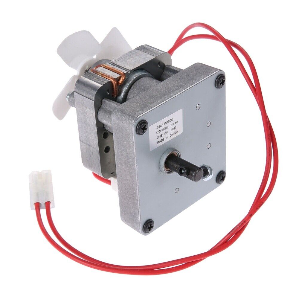 110V 2.0 RPM Barbecue BBQ Auger Motor For Pit Boss Traeger Wood Pellet Grils
