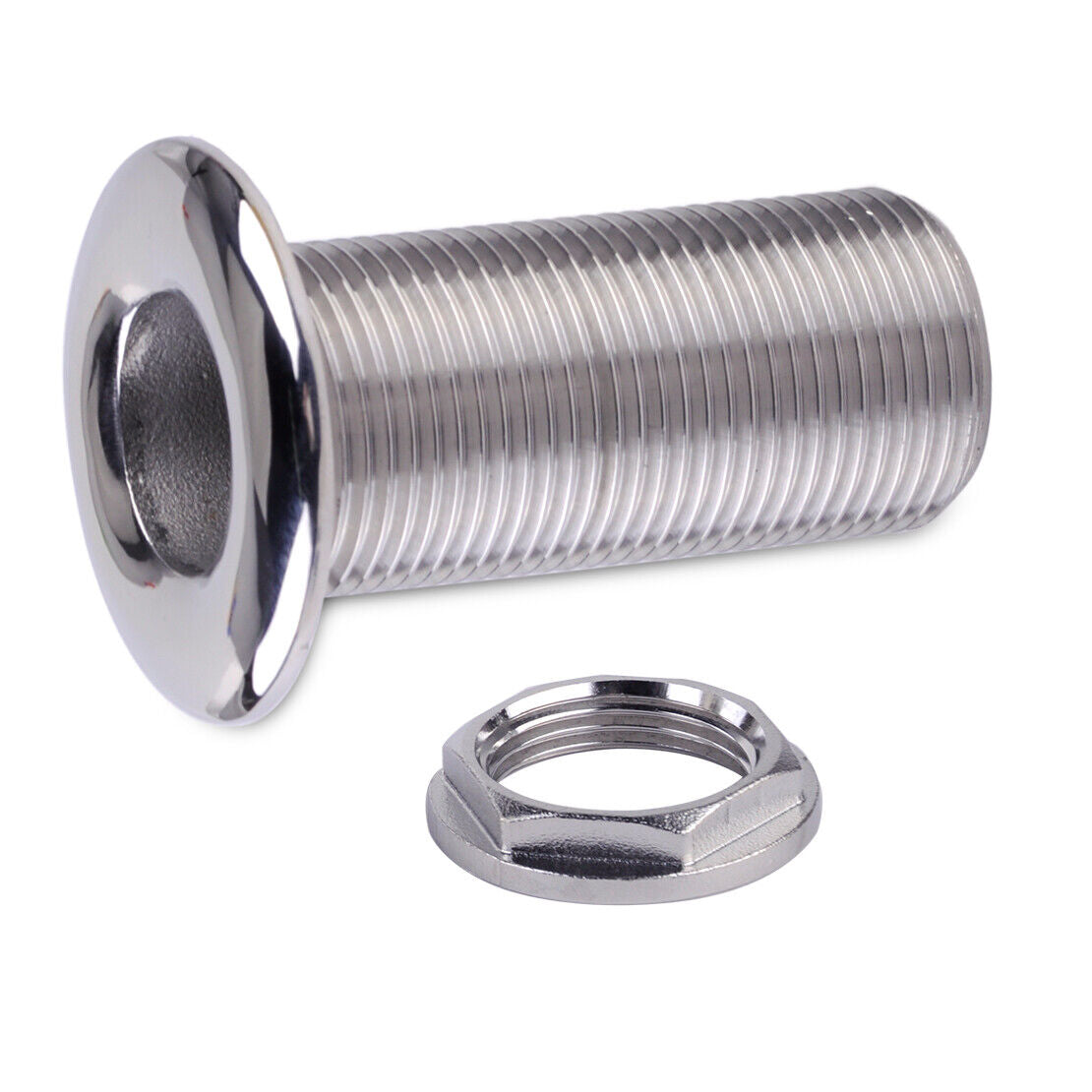 Stainless Steel Boat Thru Hull Fitting 1" Hose Barb Marine Hardware Outlet Li