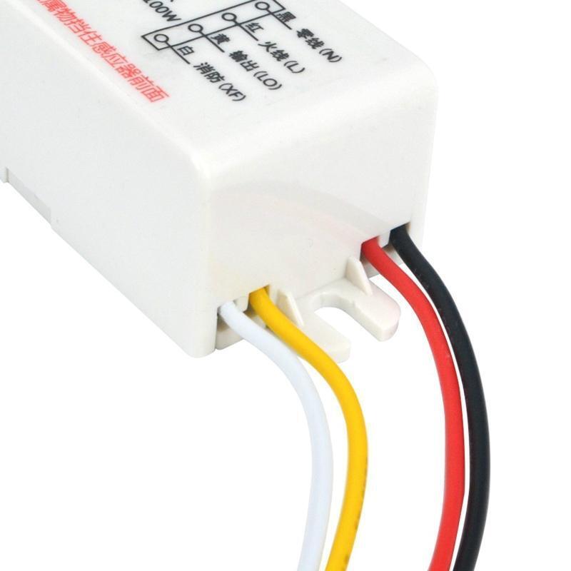 Light Switch Detector Auto On Off Delay Time Adjustable Body Motion Sensor
