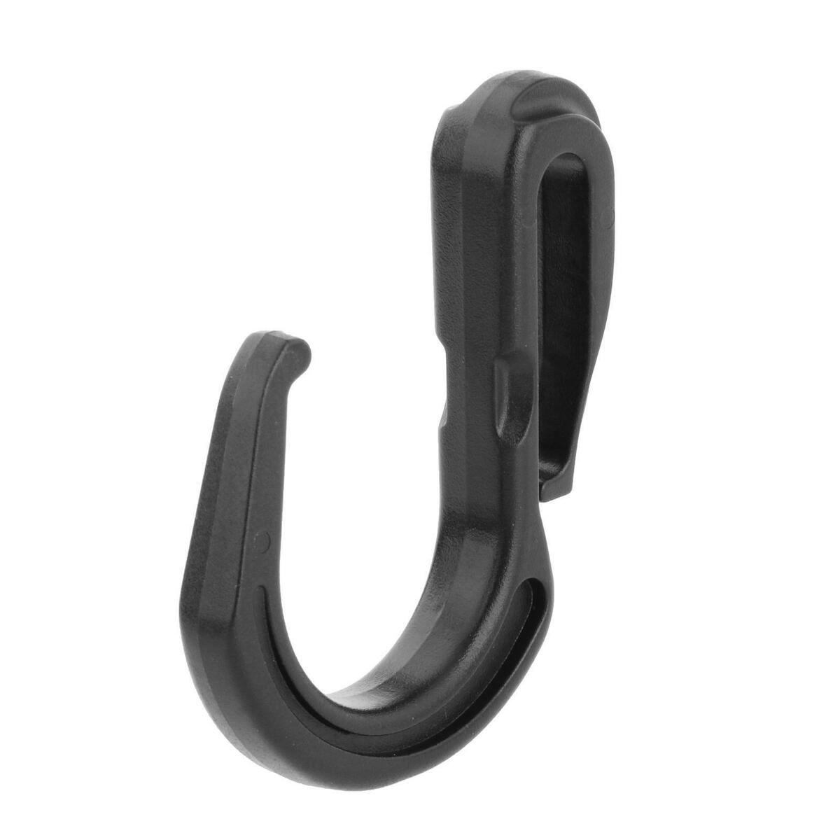 Black Strap Hook Webbing Camping S-Shaped Belt Carabiner Clip  Clip