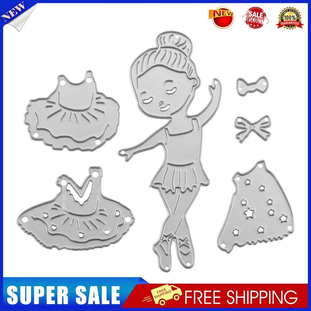 Lovely Girl DIY Cutting Dies Stencils Scrapbook Embossing Craft Album Card