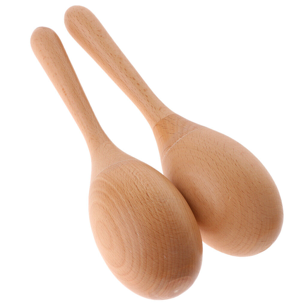 4Pcs  Hammers Rattle Shaker Drumsticks  Percussion   Gift