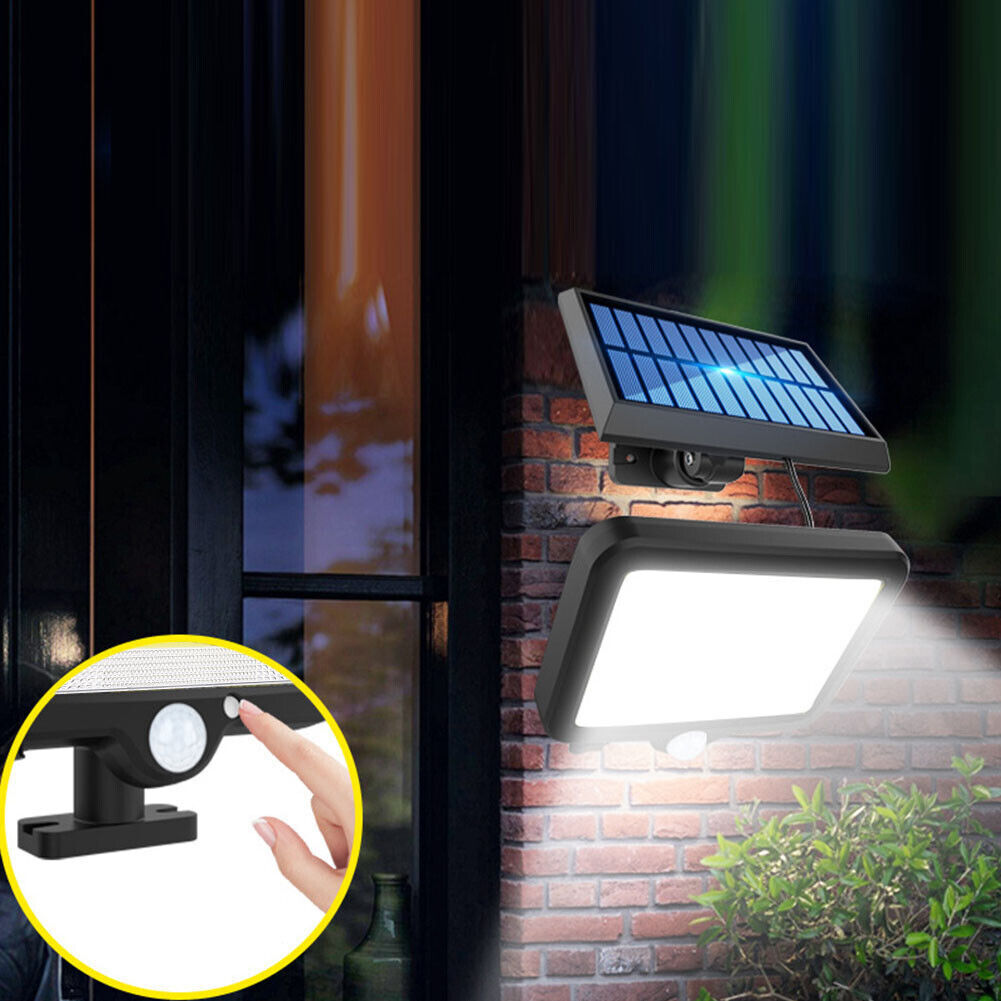 LED Outdoor Solar Garden Waterproof PIR Motion Sensor Wall Light (160COB B)