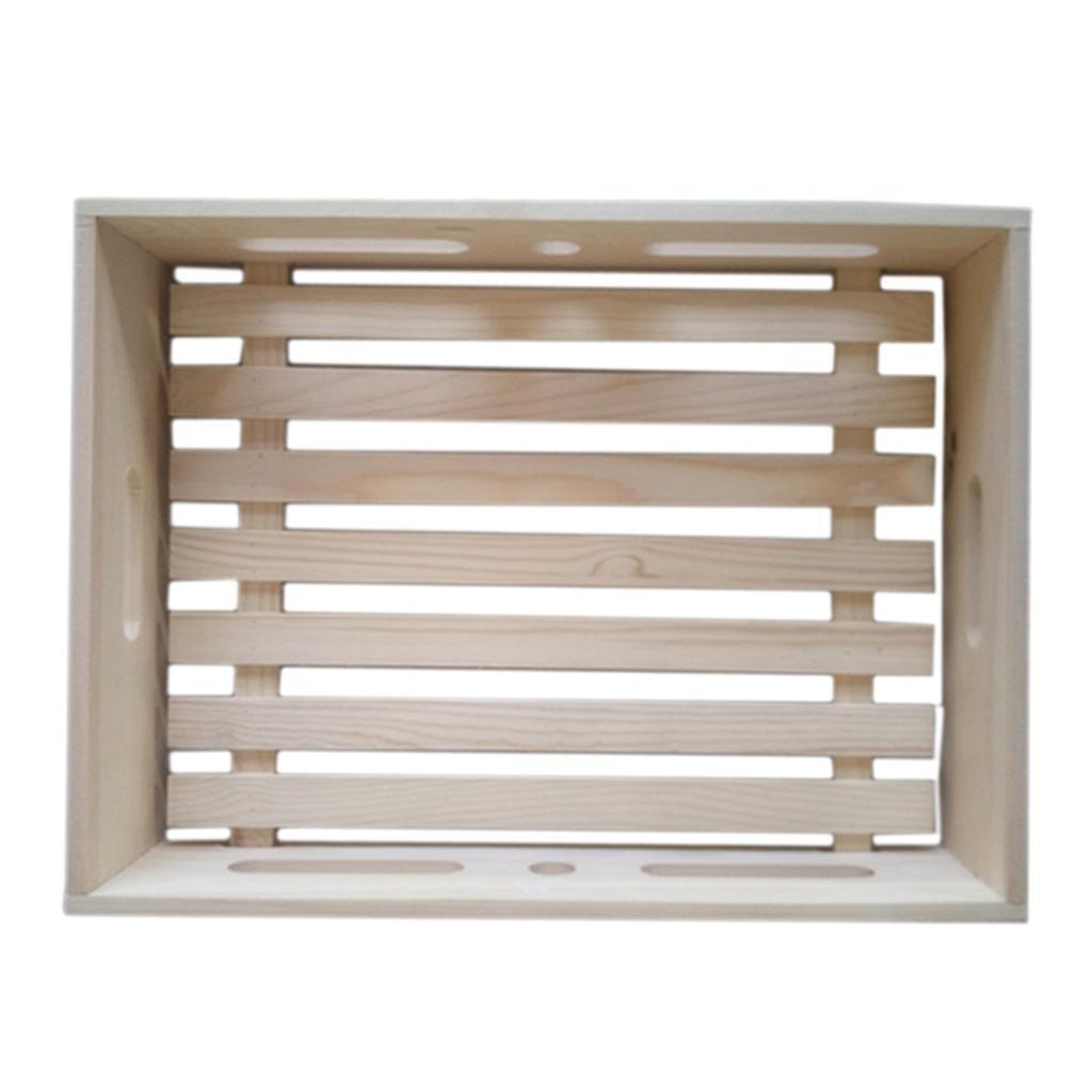 Durable Wooden Box with Handles for  Cooling DIY  Making Tools