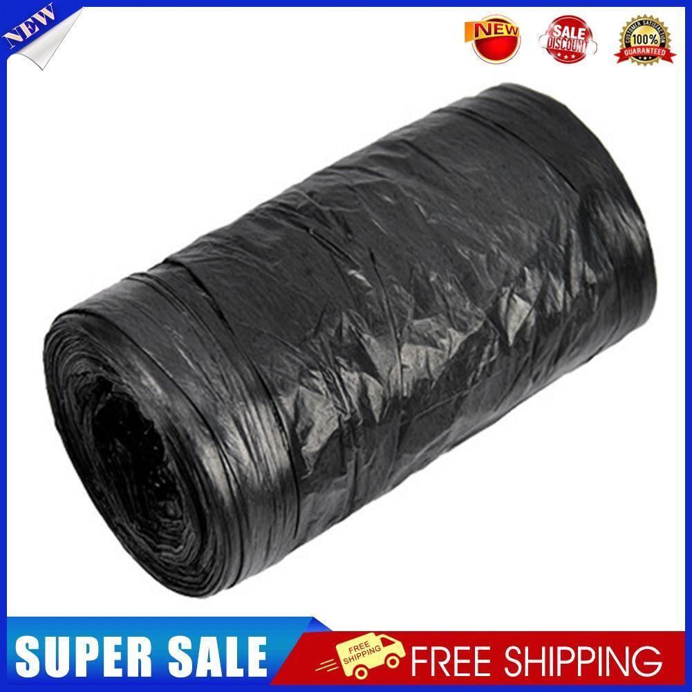 Black Portable Household Garbage Bags Home Waste Trash Bags Large Rolls