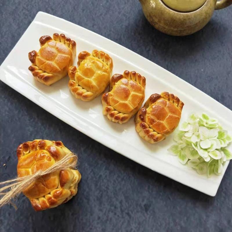 Mooncake Mold Mid-autumn Festival Moon Cake Mould Crab Shape Wooden Baking Tool