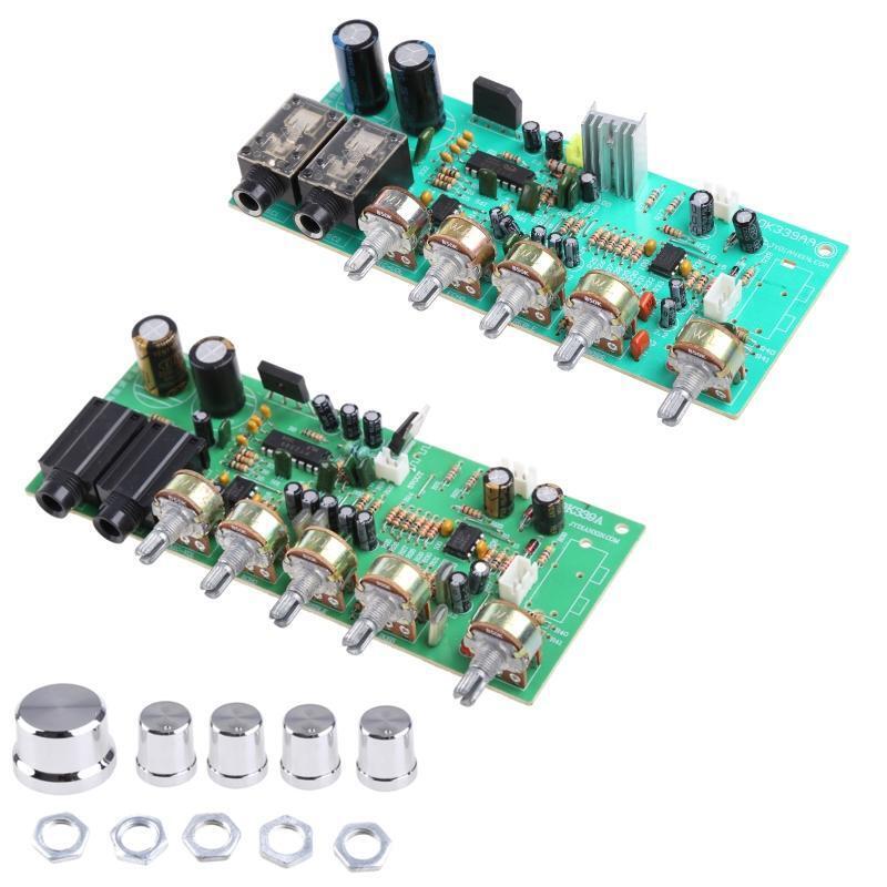 Preamp Tone Controller For Amplifier Board Pre-amplifier TL074 Dual AC12~15V