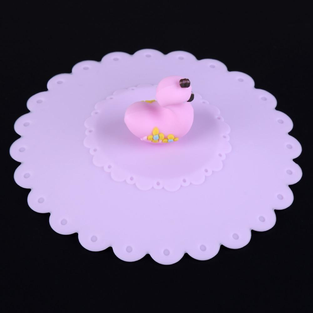 Silicone Cartoon Cup Cover Creative Anti-Dust Sealing Coffee Lid Caps(5)