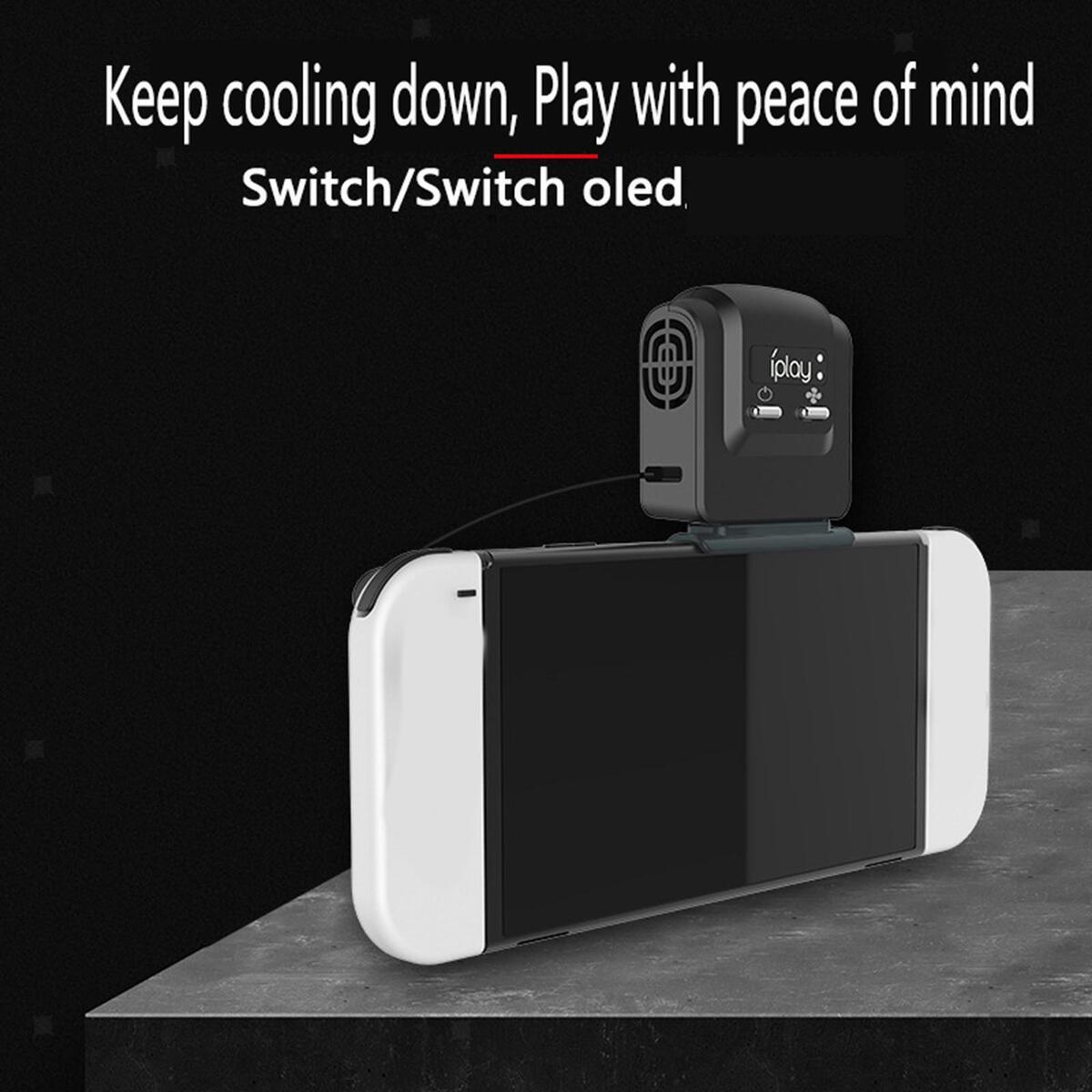 Cooling Fan Two Modes with White Light Cooling System Accessories Cooler LED