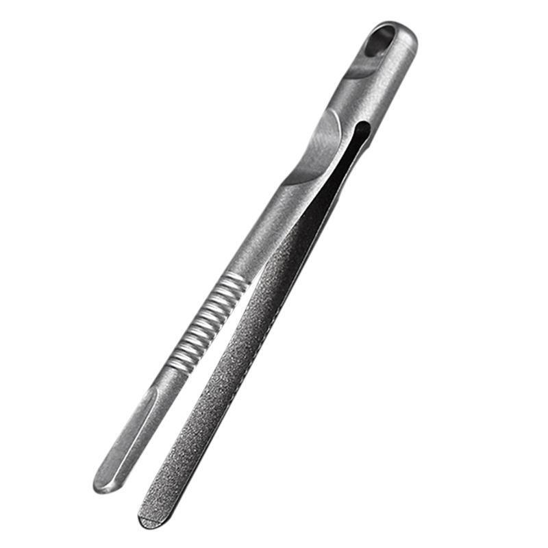 Durable Mini Survival Tweezers TC4 Tweezers Titanium Alloy Tweezers for Outdoor