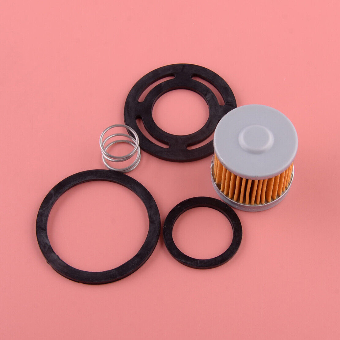 Marine Fuel Lift Pump Filter Set Fit For Mercruiser 3.0 3.0L 4 Cylinder