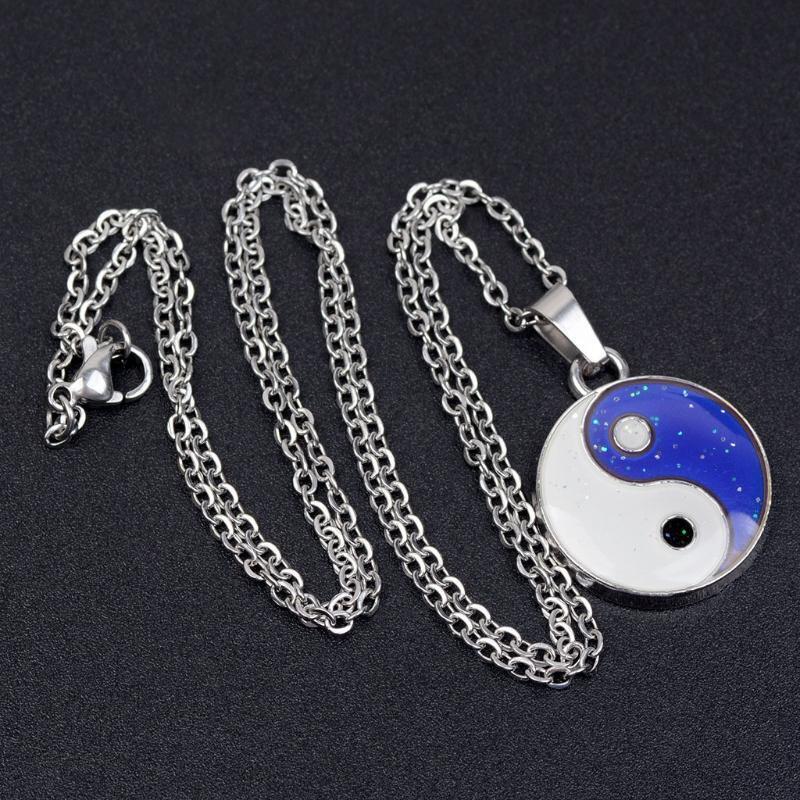 Colour Changing Mood Necklace Feeling Choker Stainless Steel Necklace Jewelry