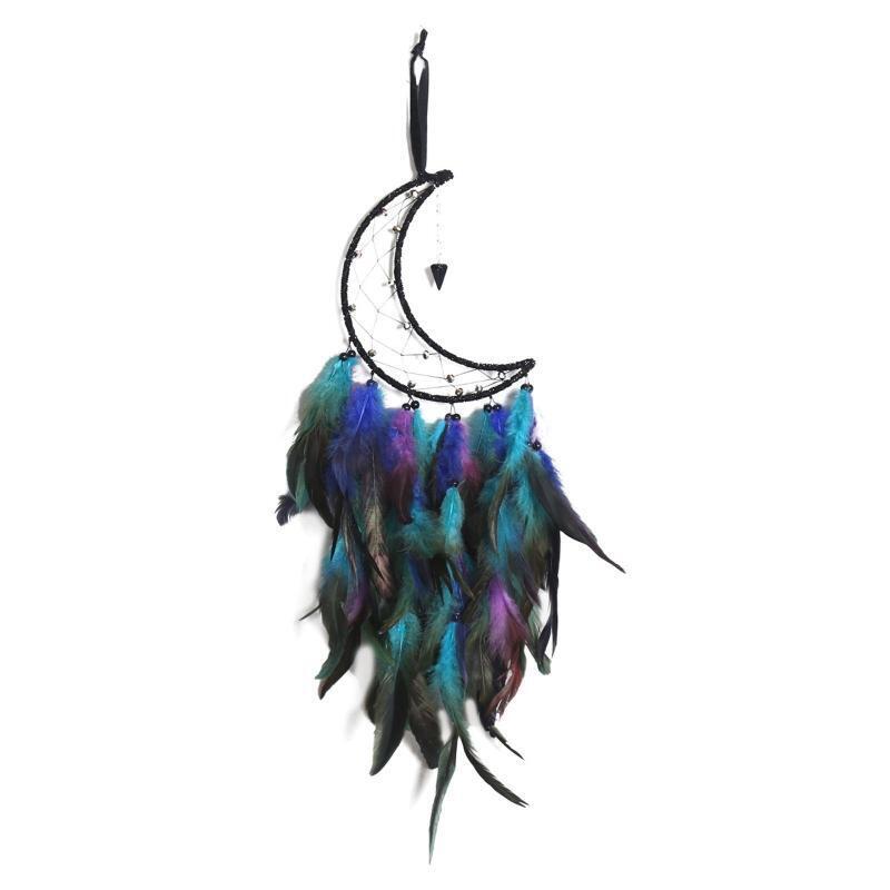 Elegant Dreamcatcher for Kids Moon Dream Catchers Wall Hanging Handmade Craft