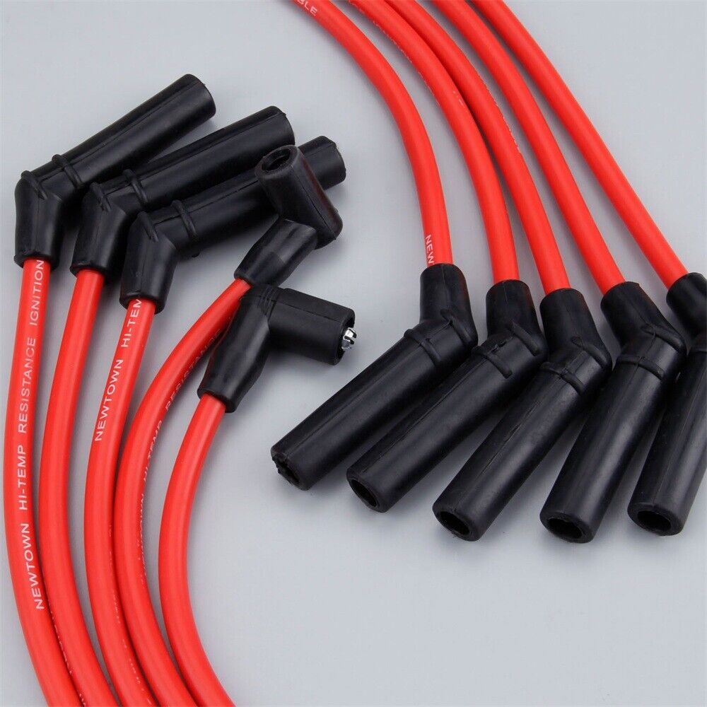 Fit for Ford Racing 9mm RED Ignition Wire Set 5.8L 5.0L 351W 302 Spark Plug Wire