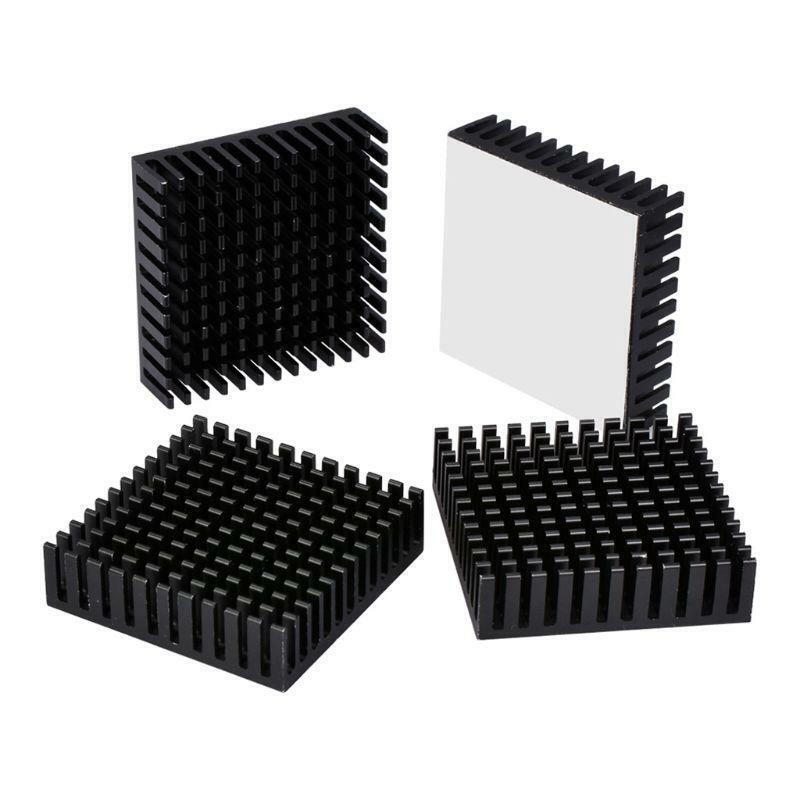 4Set For Nema 17 Metal Vibration Damper Rubber Heatsink for 42 Stepper Motor