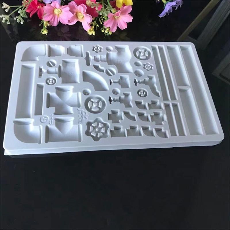 Tube Castle Cake Mold Sugar Craft Silicone Mold Cake Decorating Tools Bakeware