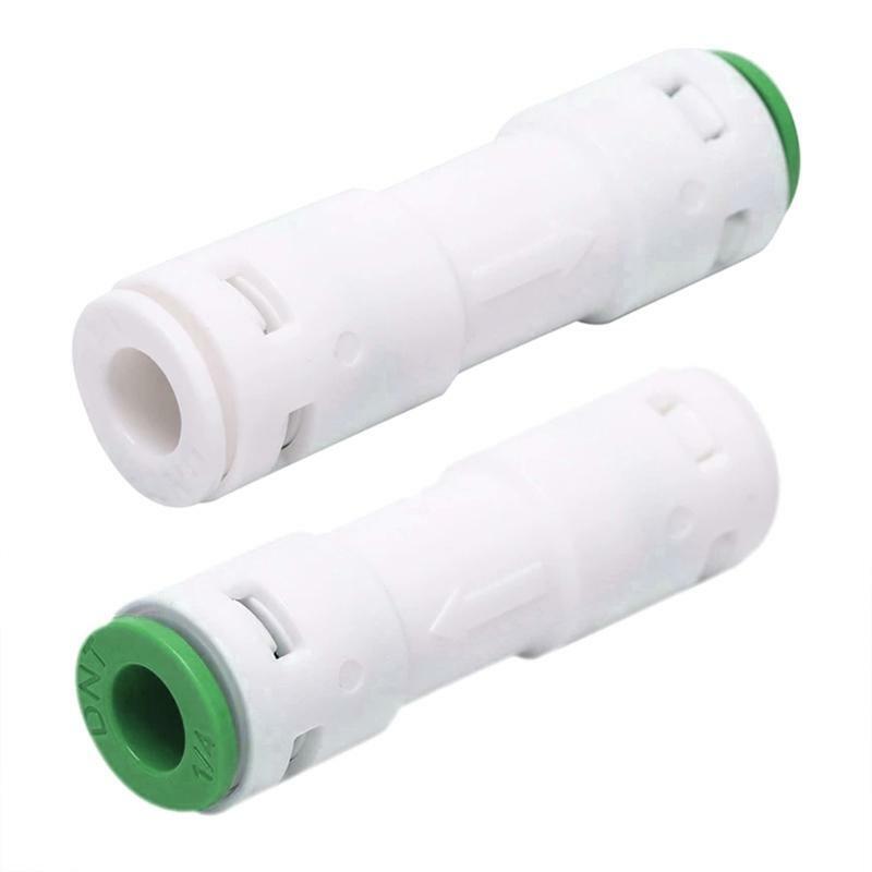 Fast Connect Check Valve 1/4" RO Water Tube Fitting Check Valve for RO Pure Wate