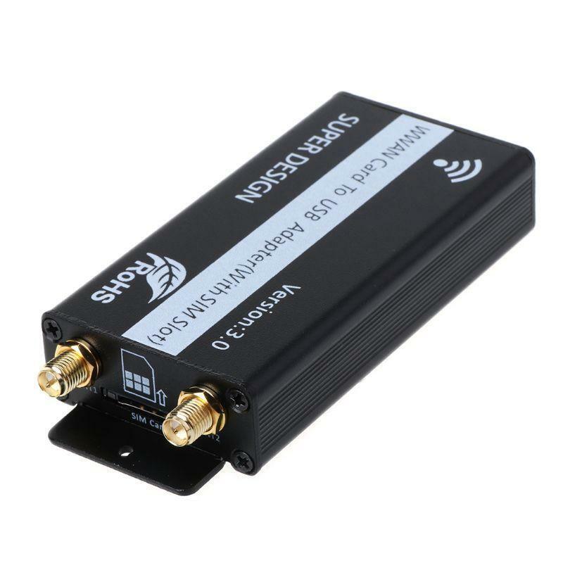 NGFF M.2 to USB 3.0 Adapter with SIM Card Slot for WWAN/LTE/4G Module (Including
