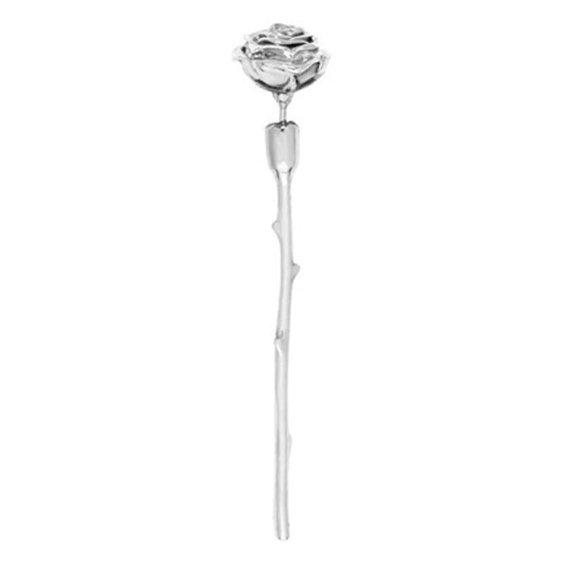 Long Rose Ear Stud Earrings Flower Piercing Earring Fashion Punk Jewelry