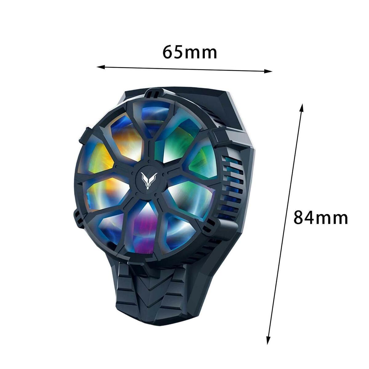 Cell Phones Cooler RGB Cooling Fan for  Gaming Watch Videos