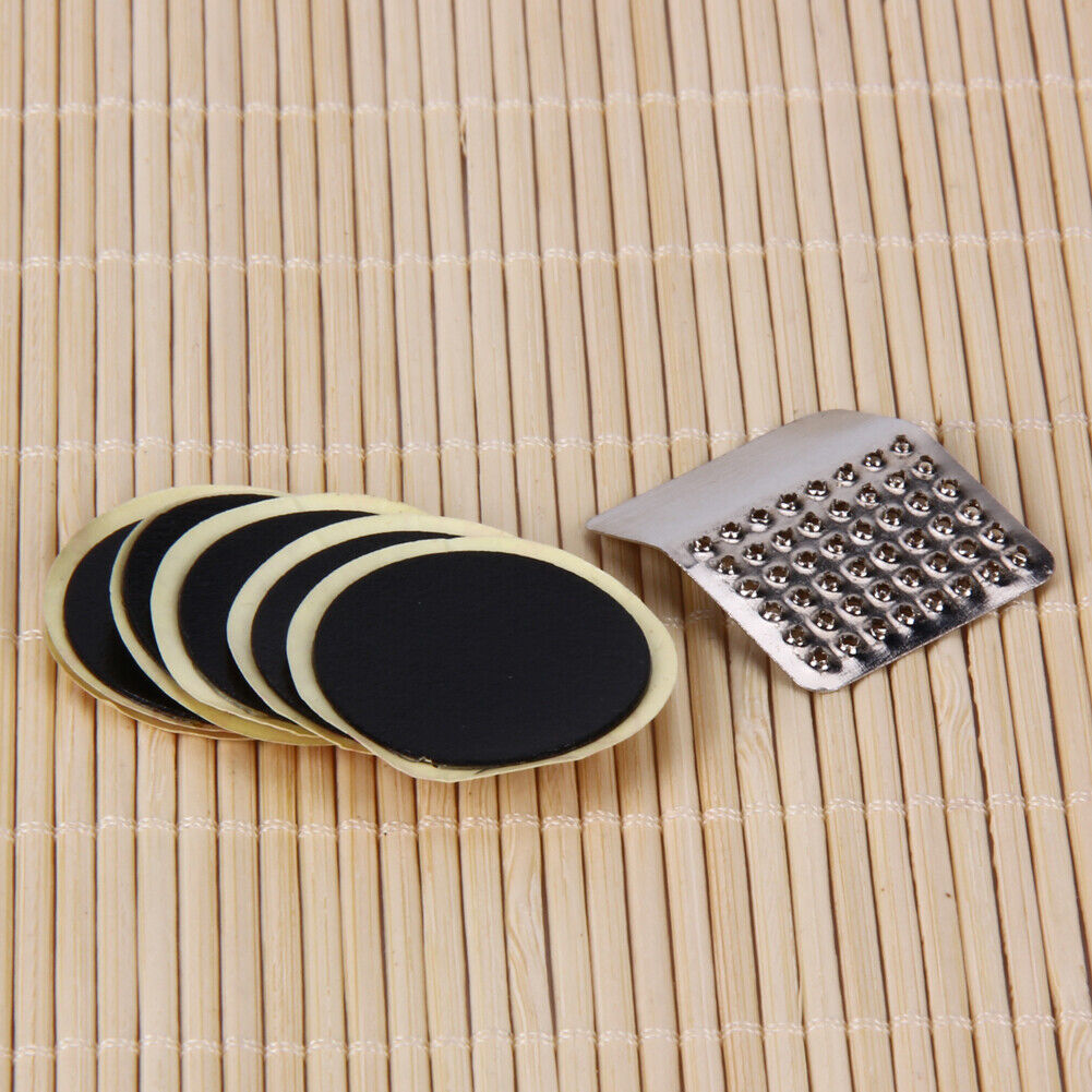 Cycling Bicycle Bike Repair Fix Kit Flat Tire Tyre Tube Patch Glueless Kit