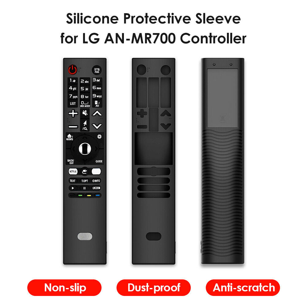 Protective Case for LG AN-MR700 Remote Silicone Dust Proof Cover (Black)