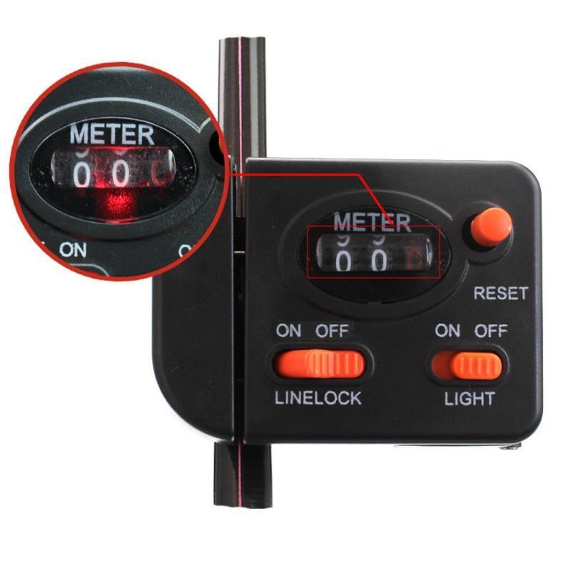 Winding Fishing Counter Line Length Gauge Depth Finder Digital Tackle Fishing