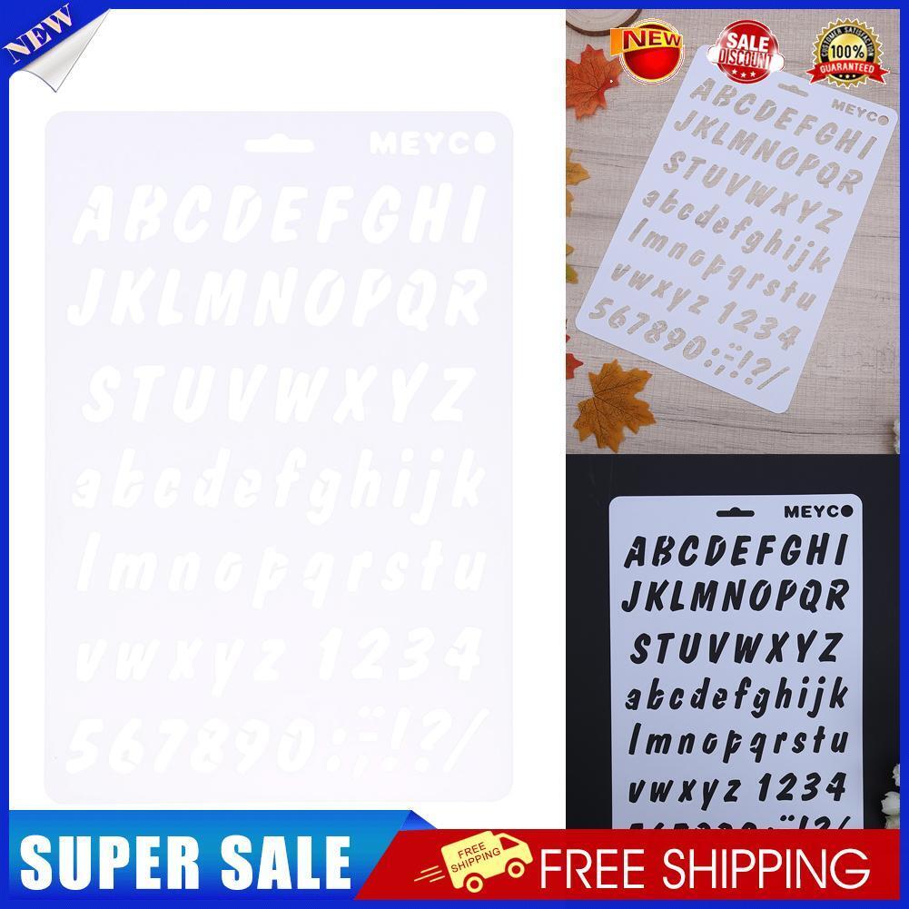 Lettering Stencil Letter Alphabet Stencils Painting Paper Craft Number Word