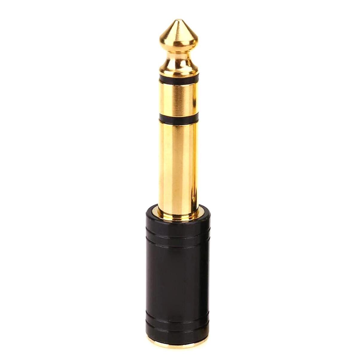 Headphone Adapter Stereo 6.35mm Male 1/4 inch to 3.5mm Female 1/8 inch