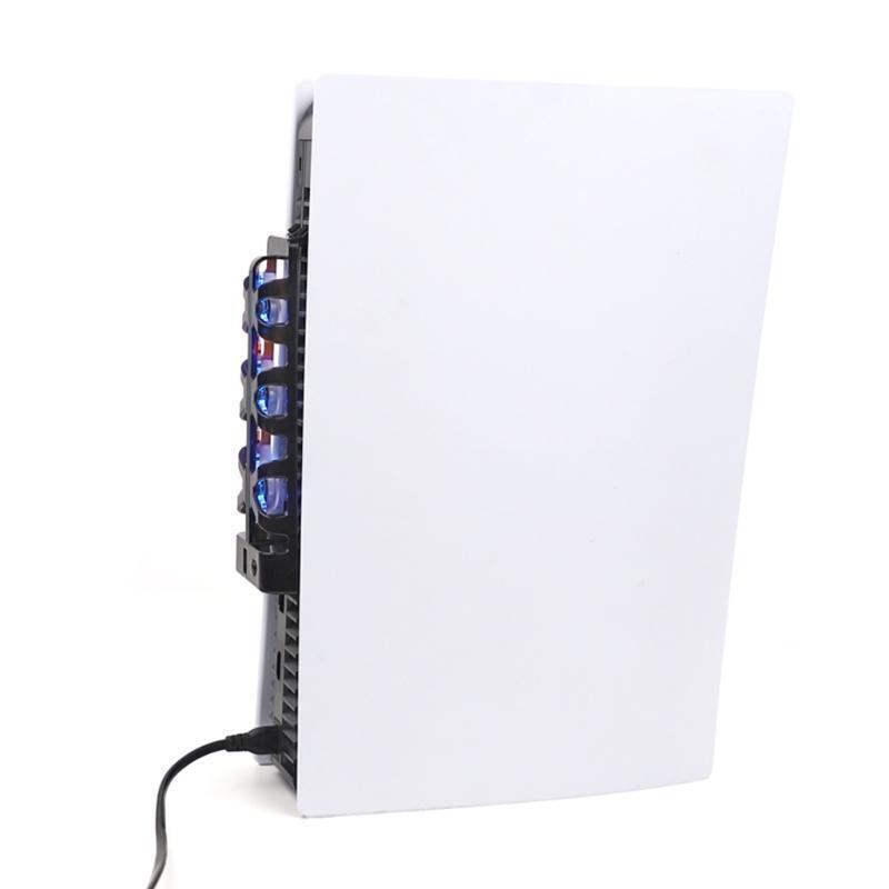 3 Cooling Fans Cooler System with Gaming USB Cooler Suitable for PS5