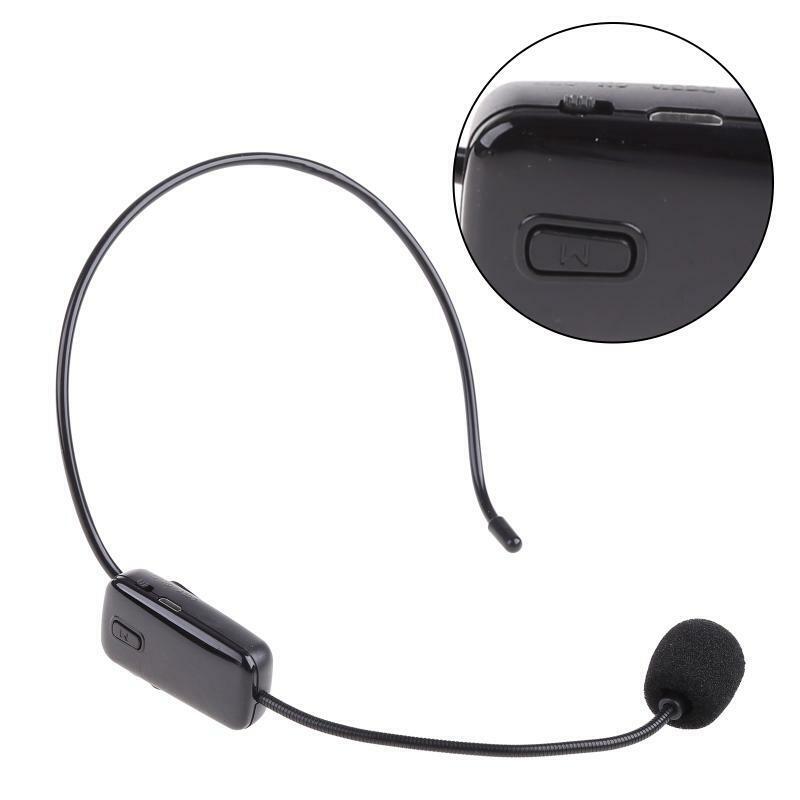 Head Wear Mic FM Wireless Microphone For Radio Loudspeaker Tour Guide Teaching