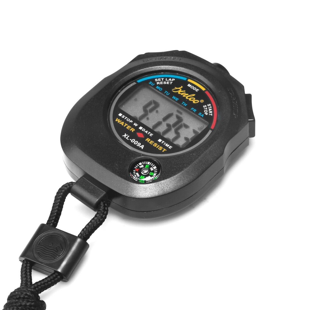 Sports Accessories Counter Timer LCD Stopwatch Chronograph Compass Digital