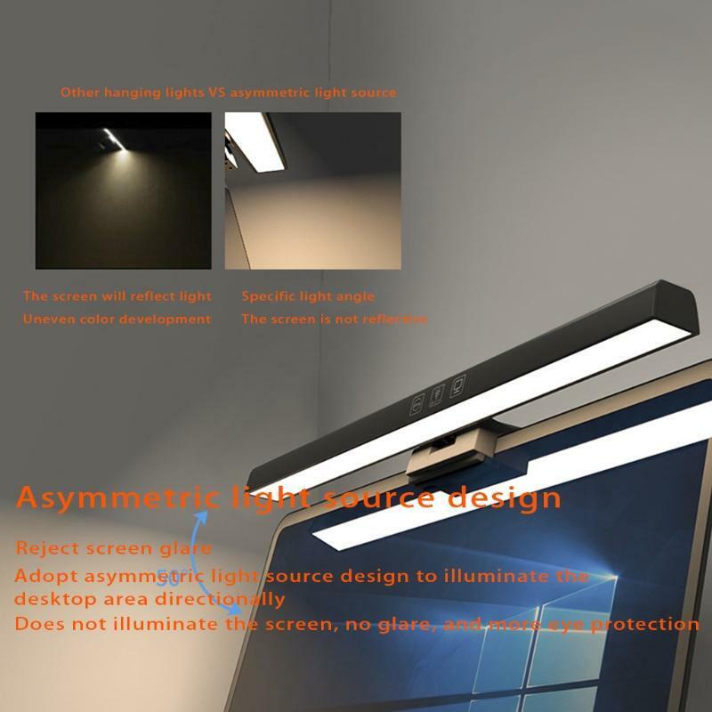 LED Desk Lamp Screen Computer PC Monitor Screenbar Bar Hanging Light for Read